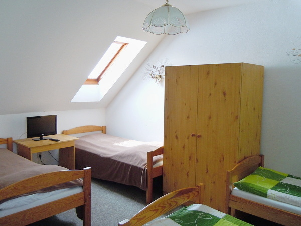 Ubytování Třeboň - Penzion v Třeboni - jižní Čechy - čtyřlůžkový pokoj